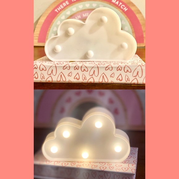 Fashion 3D Marquee LED Cloud Shaped Night Light - Brand New - Picture 1 of 7